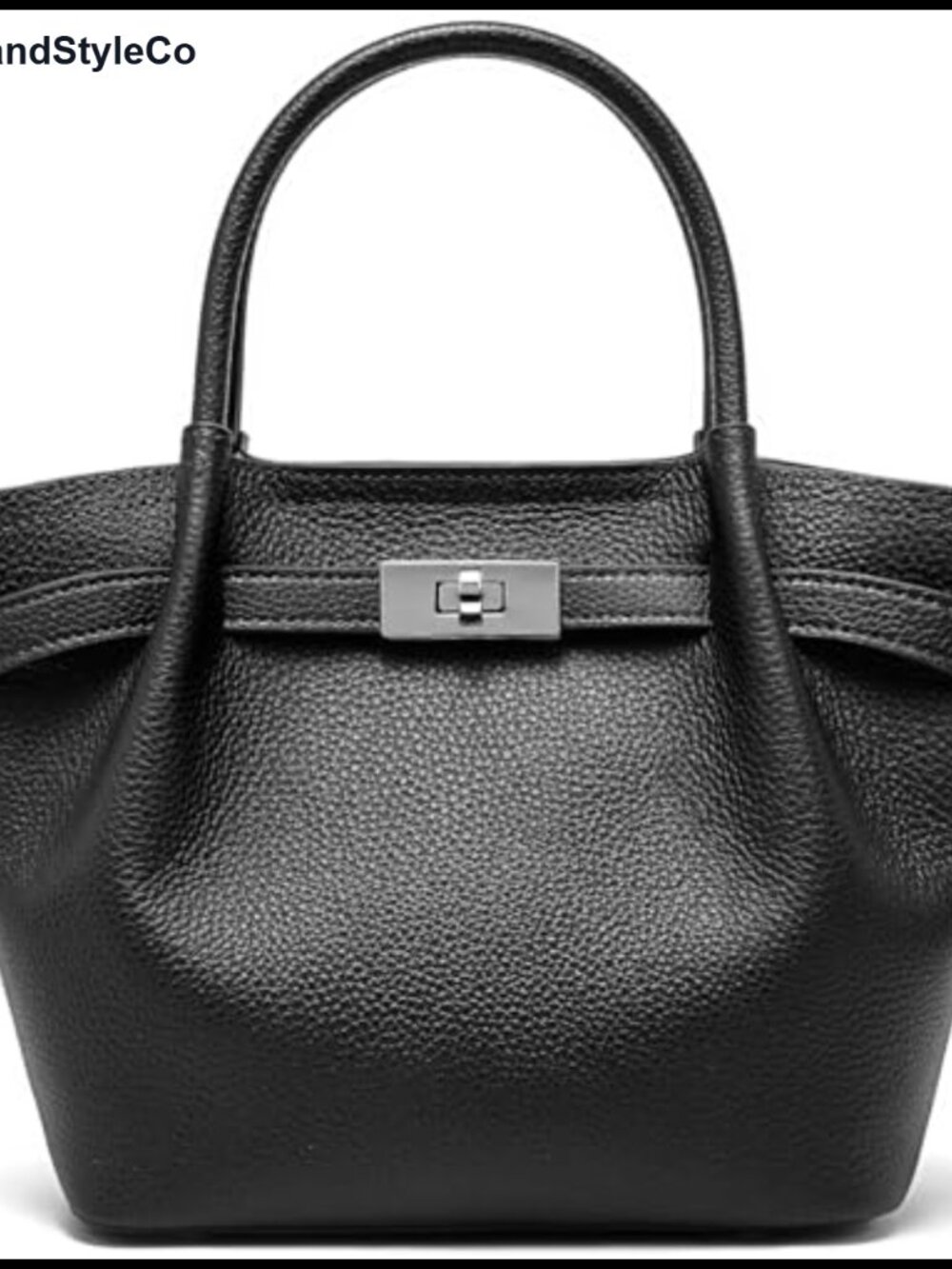Genuine Leather Bucket Handbag - Elegant Satchel Tote, Crossbody & Top Handle